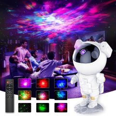 Astronaut Projektor beleuchtet ein Zimmer bei einer Party