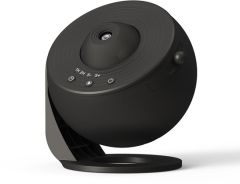 Schwarzer Planetarium Projektor von der Seite