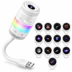 USB Sternenprojektor mit seinen dreizehn Projektionsscheiben