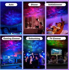 Der Projektor im Gaming-Zimmer, im Schlafzimmer und auf einer Party