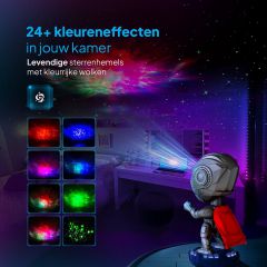 De 24 kleureffecten van de warrior projector