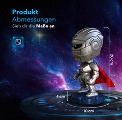 Die Abmessungen des Warrior Sternenprojektors