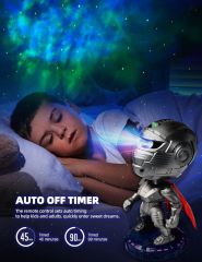 Schlafen unter der Projektion mit dem Auto-Aus-Timer